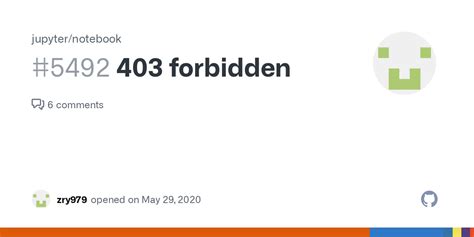 303 ServerApp] Blocking request with no referer [W 2021-12-05 13:02:56. . Jupyter notebook 403 forbidden